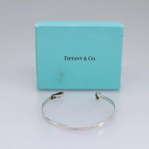 TIFFANY&Co. Hook & Eye Bracelet Ag925 Silver Auth am7656
